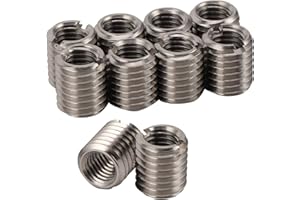 BORDSTRACT - Dado riduttore con filettatura esterna, 10 pezzi, M10 x 1,5 mm, M12 x 1,5 – 20 mm, in acciaio inox per ferramenta di fissaggio