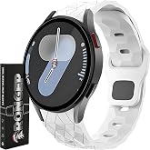 Rongep [Football Pattern] Samsung Galaxy Watch 7/6/5/4 (40mm/44mm) Serisi ile Uyumlu Rahat ve Yumuşak Watch 6/4 Classic (47/4