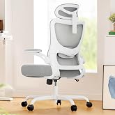 Marsail Ergonomic Desk Chair: Computer Office Chair with Mesh High Back and Adjustable Lumbar Support Swivel Chair for Work w