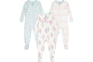HUGGIES LITTLE HUGS HUGGIES Kapcie dla niemowlęcia/dziecka Dziewczynki Huggies® Snug Sleep Coveralls (3-pack)