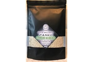 MISTER MARINADE The Spice Miller's Panko, 300g Premium Seasoned Japanese Crumb, Air Fry or Oven Bake (Garlic & Herb)