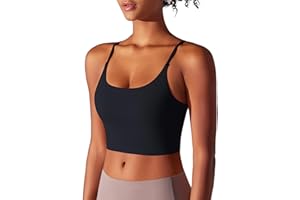 JTSONN Sport BH Damen Atmungsaktiver Sport Bra mit Mittlere Unterstützung Sportbh mit Feste Brustpads Sportunterwäsche für Damen Fitness Yoga Training Kein Stahlring
