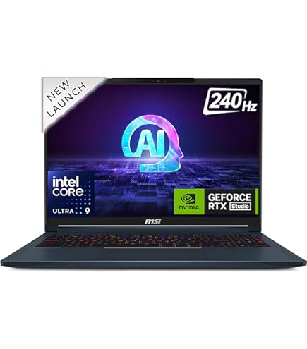 MSI Stealth 18 AI Studio,Intel 1st. Gen Ultra 9 185H,Built