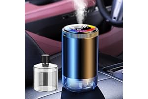 BELLIGERN Smart Car Air Freshener with Rhythmic Lights and Fragrance Diffuser, Auto On/Off, Intelligent Induction - Automotive Accessories