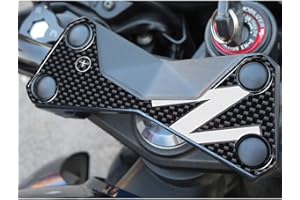 ‎LABELBIKE labelbike - 3D Harz Aufkleber Dekoration und Schutz der Motorrad-Gabelplatte kompatibel mit KAWASAKI Z750 Z1000 „Z“ - Farbe Weiß
