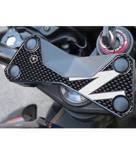 Resin Bike Adhesivos de Moto Compatibles con Kawasaki Z750 e Z1000 Verde Metal. Protección Protector de Tanque de Choques y Arañazos de Moto. Adhesivo 3D Resinado Versión Universal - Made in Italy
