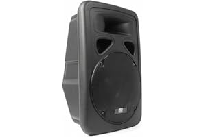 Skytec SP1200A Enceinte Active 12" - 600 Watts Puissance Max, Boitier ABS Solide avec Poignées, Plug and Play, Entrées Ligne et Micro, Insert pour Trépied, Idéal pour Une Utilisation Mobile