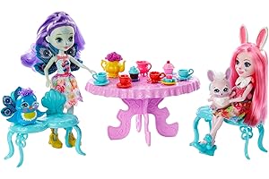 Enchantimals Fiesta de Té con la Muñeca Bree Bunny y Accesorios (Mattel GLD41)