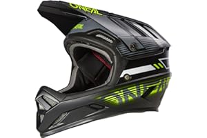 O'NEAL | Casco da mountain bike | MTB MX | Standard di sicurezza EN1078, aperture di ventilazione per flusso d'aria e raffreddamento | Casco Backflip ECLIPSE V.23 | Adulto | Grigio Giallo Neon | M