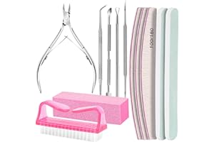 ‎FANDAMEI FANDAMEI Maniküre Set, Buffer Für Nägel, Nagelfeile 100/180, Nagelfeilen Für Gelnägel, Nagelhautschieber, Buffer Für Gelnägel, Feilen Für Gelnägel, Nagelzange, Nagelfeilen Set, Maniküre & Pediküre Set