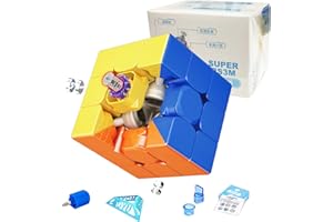 TUNJILOOL MOYU RS3M Maglev Magnetischer Speed Cube 3x3 Zauberwürfel Stickerless, 3D Magic Puzzle Spiele für Kinder und Erwachsene, Geeignet für Tägliche Spiel, Wettkampftraining und Geburtstagsgeschenk(MF8828)