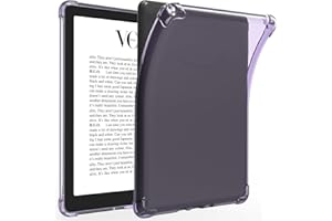 TQQ Étui pour Kindle Paperwhite 6.8" (11ème génération 2021)&Coque Kindle Paperwhite avec édition Signature, Ultra Doux, Flexible, Transparent TPU Peau Case pour Kindle Paperwhite 2024