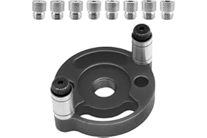 QZQUFJ Guía Taladro, Soporte Taladro Vertical Columna, Trae Anillos 3/4/5/6/7/8/9/10mm Guia Taladro, Herramientas Carpinteria Madera, Preciso y Eficiente, para Trabajos Verticales Guía de Taladrar