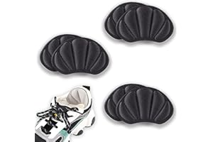 zoerbufan 3 Paires Coussinets de Talon épais, Autocollants à Talons pour Femmes et Hommes, Auto-Adhésif Plaquettes à Talon (Noir)