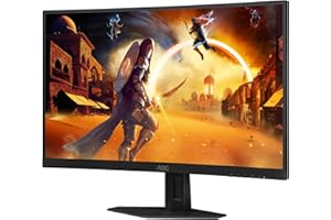 AOC Gaming C27G4ZXE - Moniteur incurvé FHD 27 Pouces, 280 Hz, 1ms, HDR10, FreeSync Premium (1920x1080, HDMI, DisplayPort) Noir/Gris