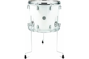 Pacific Drums Concept Maple Floor Tom, 16" x 14", Pearlescent White Lacquer