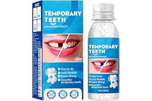 DEEJUNS Temporary Tooth Filling Kit, Moldable Tooth Filling Repair Kits, Tooth Repair Beads, Dental Repair Kit Filling for Fake Missing Broken Tooth