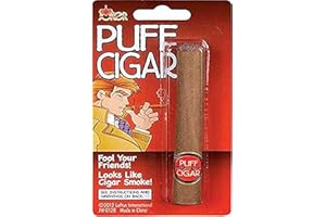 Loftus International 099996004079 Card Joker Large Fake Puff Cigar Costume, One Size, Brown