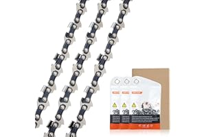 SAVIOR 3 x catene per motosega 3/8"LP 57 Maglie di Trasmissione 1,3 mm 40 cm, compatibili con mit Bosch, Titan, Ein-hell, Black & Decker, Ryobi e altri