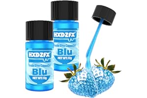 HXDZFX Glitter Commestibili Liquido - Blu Glitter Colorante Alimentare Vernice, 100% Commestibile Glitter Colori Alimentari Decorativi per Dolci, Drink, Cioccolatini, Muffin, Cocktail - 24g
