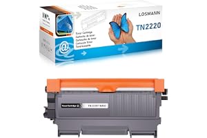 LOSMANN 1 x toner kompatibel för Brother TN-2220 TN2220 TN-2010 TN2010 för DCP-7055 DCP-7055W DCP-7057 DCP-7060D DCP-7060N DCP-7065DN DCP-7070DW FAX-2840 HL-2130 HL-2132 HL-2135W