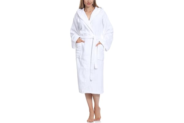 Ladeheid Peignoir de Bain Éponge 100% Coton Femme LA40-102