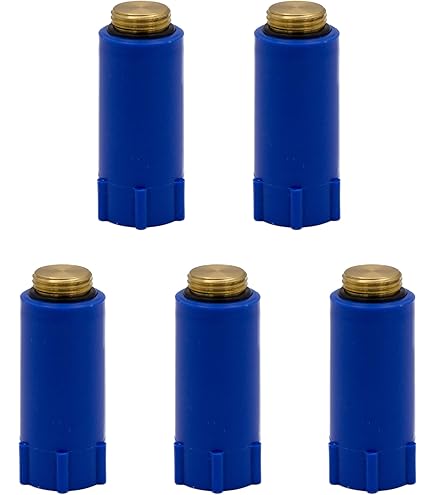 6x Blindstopfen Messing - 1/2 Und 3/4 Zoll Für Wasserleitungen