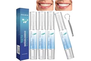 KBJUH Teeth Whitening 4pcs Penna Sbiancante Per Denti, Essenza Per Sbiancamento Dei Denti, Kit Sbiancante Denti Professionale, Teeth Whitening Pen Rimozione rapida ed Efficace delle sui Denti