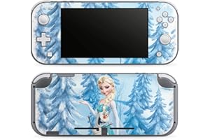 DEINDESIGN Autocollant Compatible avec Nintendo Switch Lite Sticker Film Autocollant La Reine des neiges Elsa Produit sous Licence Officielle Disney