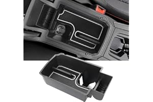 YEE Pin Consola Central para Seat Leon 4 MK4 2020-2022 2023 / Cupra Formentor 2021-2023, Caja de Almacenamiento/guantera para reposabrazos, Organizador de Accesorios, con Alfombrilla Antideslizante