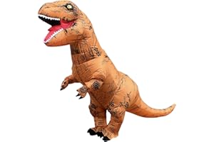 IRETG t rex Kostüme Erwachsene Dinosaurier Aufblasbares Kostüm Trex Dino Kostüme Halloween Verkleidung für Lehrer Schulparty