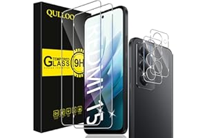 QULLOO Schutzfolie für Xiaomi Redmi 15 4G / 5G für Panzerglas, 2 Stück Displayschutzfolie mit 2 Stück Kameraschutz, 9H Härte Gehärtetes Glas HD Klar Schutzglas Anti-Kratzen Folie