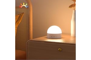 Kintion LED Night Light, USB Rechargeable Night Light for Adults, Dimmable 8 Colors with RGB Mode, Portable Nursery Night Lamp for Baby, Small Bedside Lamp for Bedroom, 1 Pack