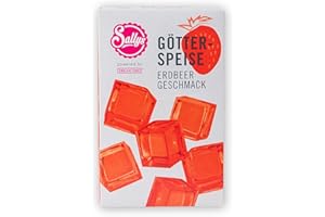 DECOCINO meets SALLY - Götterspeise Erdbeere 2 x 15g - Perfekt als Nachspeise, Tortendeko, Dessert, etc. Unvergleichlich guter Geschmack