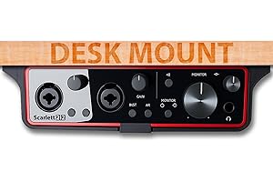GENERIC Tischhalterung für Focusrite Scarlett 2i2 3rd Gen Audio-Interface, Desk Mount, Under Desk Mount