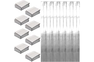 Skycase 8 Packs Emergency Thermal Blankets, Silver First Aid Foil Mylar Thermal Blankets 63"x82" for Hiking, Camping, and other Outdoors Survival