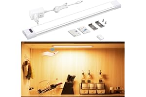 ‎WOBANE WOBANE LED Unterbauleuchte Küche,Dimmbare LED Schrankbeleuchtung mit Sensor,Handbewegung Aktiviert,Küchenleuchte unterbau,für Küche,Schrank,Regale,Vitrinen,Kleiderschrank,30cm Ultra Hell Warmweiß