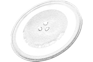 PAXANPAX Plateau tournant à 3 fixations en verre pour micro-ondes, 255 mm
