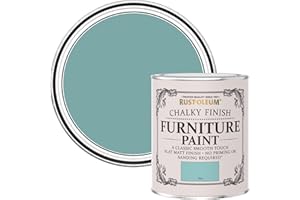 Rust-Oleum Blue Upcycled Furniture Paint in Chalky Finish - Teal 750ml