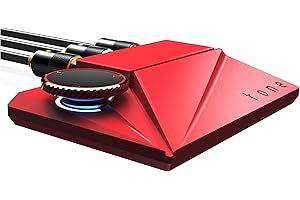 Khadas Tone2 Pro- Balanced Headphone Amplifier ES9038Q2M DSD512 PCM768KHz/32Bit High Performance Portable DAC Desktop Digital Analog Converter Coaxial Output,MQA Full Decoding High Resolution(Red)