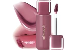 milktouch Jelly Fit Glow Lip Tint - Hydrating Lip Gloss with Long-Lasting Moisture, Color Stain, Lightweight Formula, Radiant Shine, Perfect for Daily Use, Korean Lip (09 Pine Mauve, 4ml)
