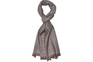 Lorenzo Cana - Herrenschal aus 100% Kaschmir, Kaschmirschal für den Mann, Winterschal aus weicher Naturfaser, 30 x 180 cm