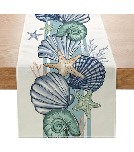 Runner Da Tavola 100% Cotone 45x120cm - Alta Qualità, Lavabile, Per Feste E Eventi, Colore Azzurro Cielo - Foto 2