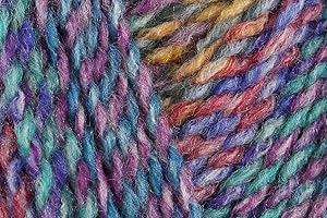 KHASO James C Brett Marble Chunky Crochet Yarn 100% Acrylic Bright Earthy Tones Contrast Colours Wool for Knitting - 200g Ball - (MC84) - Single (1 Ball)