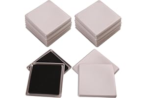 LIYIC 16pcs 3.5" Reusable Square Furniture Sliders-3.5in. Sq. Couch Glides-Furniture Mover-Furniture Gliders-Sofa Glides-Heavy Furniture Moving Pads-Carpet Movers