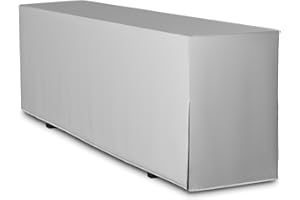 ‎TEXDEKO TexDeko® Biertischhusse Premium für Bierzeltgarnitur 220 x 70cm Blickdicht waschbar nur Tisch (Grau)