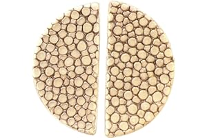 ‎ELTORO elToro Prime Pfeilauflage rund aus Rochenleder – Selbstklebende Pfeilauflage Ø 25 mm für Recurvebogen & Langbogen – hochwertige Lederauflage für Bogenfenster, 2-teilig