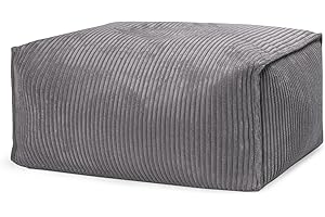 ‎SITTING POINT ONLY BY MAGMA SITTING POINT only by MAGMA Shara Sitzhocker Roll aus Cord – 55x65x35 cm Pouf mit EPS-Füllung – Cord Sitzsack, Fußhocker fürs Wohnzimmer, Kinderzimmer & Gaming Zimmer – pflegeleichter Bezug