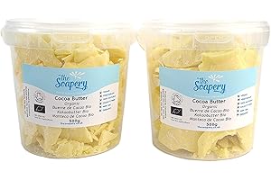 THE SOAPERY Beurre de cacao 1 kg - Biologique, pur et non raffiné