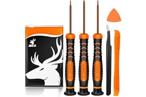 JOREST Zestaw wkrętaków do Nintendo Switch, 6-częściowy zestaw narzędzi naprawczych z Triwing Y00, Y1, Phillips PH000, pęsetą itp., do Switch Lite, kontrolera Joycon, Wii, Gameboy Advance SP, Gamecube